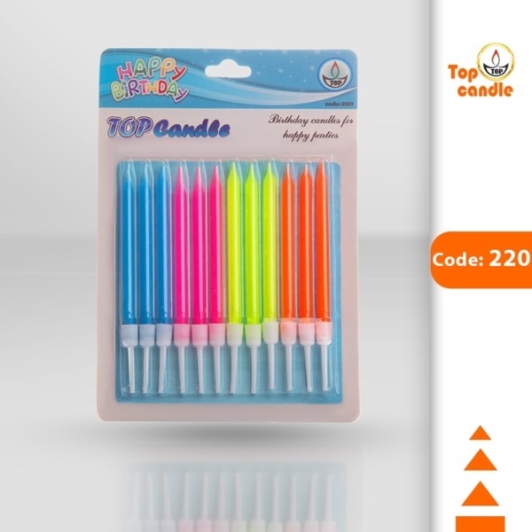 شمع پایه دار بلک لایت کد 220