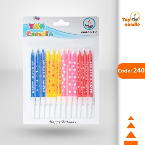 شمع چاپدار تاپ کندل کد 240